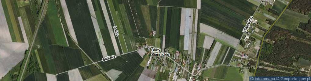 Zdjęcie satelitarne Budy Siennickie ul.